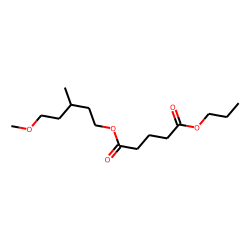 Glutaric acid, 5-methoxy-3-methylpentyl propyl ester