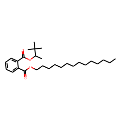 Phthalic acid, 3,3-dimethylbut-2-yl tetradecyl ester