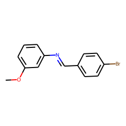 p-bromobenzylidene-(3-methoxyphenyl)-amine
