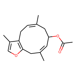 2-O-acetyl-8,12-epoxygermacra-1(10),4,7,11-tetraene, isomer I