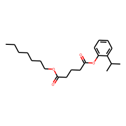 Glutaric acid, heptyl 2-isopropylphenyl ester