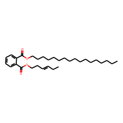 Phthalic acid, heptadecyl trans-hex-3-enyl ester