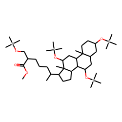 3«alpha»,7«alpha»,12«alpha»,26-tetrahydroxy-5«beta»-cholestanoate, methyl ester-trimethylsilyl ether