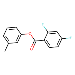 2,4-Difluorobenzoic acid, 3-methylphenyl ester