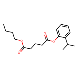 Glutaric acid, butyl 2-isopropylphenyl ester