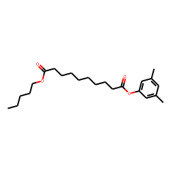 Sebacic acid, 3,5-dimethylphenyl pentyl ester