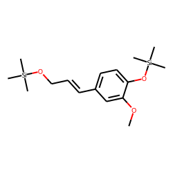 2-Propen-1-ol, 3-(4-hydroxy-3-methoxyphenyl), bis-TMS