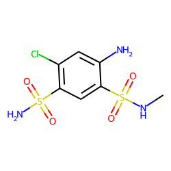 4-Amino-2-chloro-5(methylsulfamyl)benzenesulfonamide