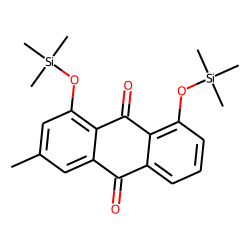 1,8-Dihydroxy-3-methylanthraquinone, O,O'-bis(trimethylsilyl-)