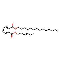 Phthalic acid, tetradecyl trans-hex-3-enyl ester