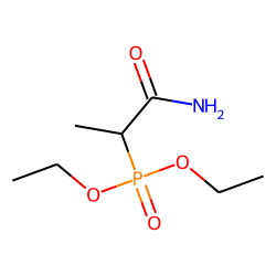 Phosphonic acid, (1-carbamoylethyl)-, diethyl ester