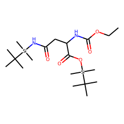 Asparagine, ethoxycarbonylated, TBDMS