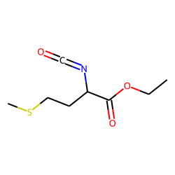 Ethyl alpha-isocyanato gamma-thiomethyl butyrate