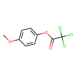 Trichloroacetic acid, 4-methoxyphenyl ester