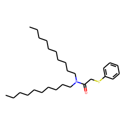 Phenylthioacetamide, N,N-didecyl-