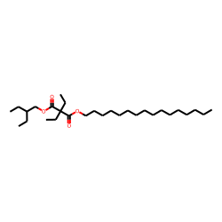 Diethylmalonic acid, 2-ethylbutyl hexadecyl ester