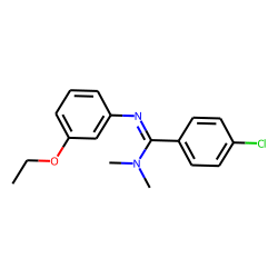 N,N-Dimethyl-N'-(3-ethoxyphenyl)-p-chlorobenzamidine