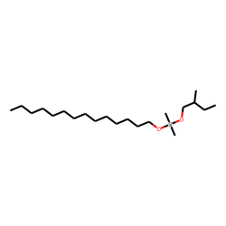 Silane, dimethyl(2-methylbutoxy)tetradecyloxy-