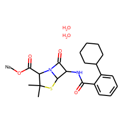 Penicillin, o-cyclohexylphenyl-, sodium salt, dihydrate