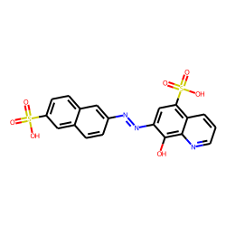 5-Quinolinesulfonic acid, 8-hydroxy-7-(6-sulfo-2-naphthylazo)-
