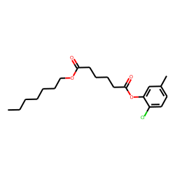 Adipic acid, 2-chloro-5-methylphenyl heptyl ester