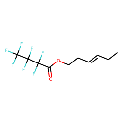 cis-3-Hexen-1-ol, heptafluorobutyrate