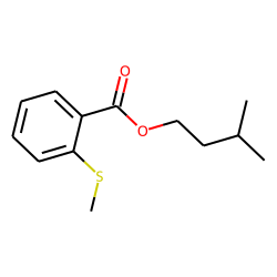 Benzoic acid, 2-(methylthio)-, 3-methylbutyl ester