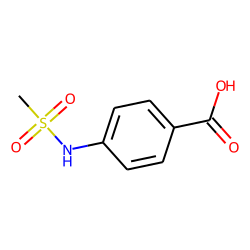 Benzoic acid, 4-methylsulfonylamino-