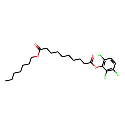 Sebacic acid, heptyl 2,3,6-trichlorophenyl ester