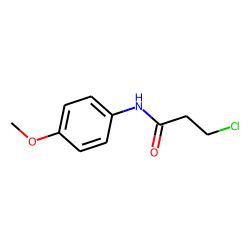 Propanamide, N-(4-methoxyphenyl)-3-chloro-