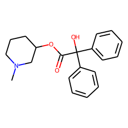 Benzeneacetic acid, «alpha»-hydroxy-«alpha»-phenyl-, 1-methyl-3-piperidinyl ester