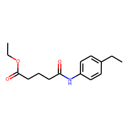 Glutaric acid, monoamide, N-(4-ethylphenyl)-, ethyl ester