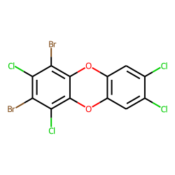 Dibenzodioxin, 1,3-dibromo-, 2,4,7,8-tetrachloro-
