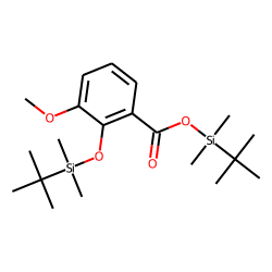 2-Hydroxy-3-methoxybenzoic acid, tert-butyldimethylsilyl ether, tert-butyldimethylsilyl ester