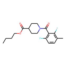Isonipecotic acid, N-(2,6-difluoro-3-methylbenzoyl)-, butyl ester