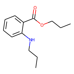 Benzoic acid, 2-propylamino-, propyl ester