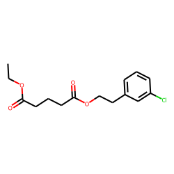 Glutaric acid, 2-(3-chlorophenyl)ethyl ethyl ester