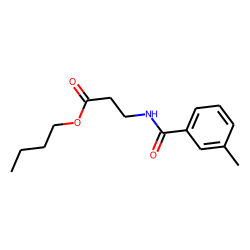 «beta»-Alanine, N-(3-methylbenzoyl)-, butyl ester