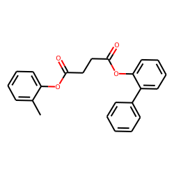 Succinic acid, 2-methylphenyl 2-biphenyl ester