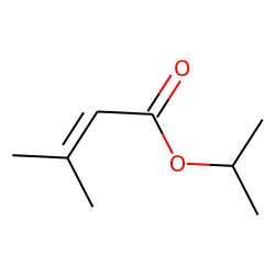 3-Methyl,2-butenoic acid, isopropyl ester