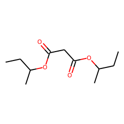 Propanedioic acid, bis(1-methylpropyl) ester