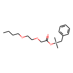 (2-Butoxyethoxy)acetic acid, benzyldimethylsilyl ester