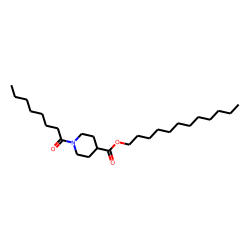 Isonipecotic acid, N-(octanoyl)-, dodecyl ester