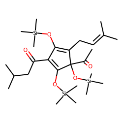 cis-Acetylhumulinic acid, TMS