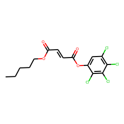 Fumaric acid, pentyl 2,3,4,5-tetrachlorophenyl ester