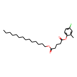 Glutaric acid, 2-methyl-4-chlorophenyl tetradecyl ester