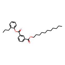 Isophthalic acid, 2-propylphenyl undecyl ester