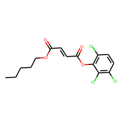 Fumaric acid, pentyl 2,3,6-trichlorophenyl ester