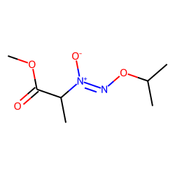 1-(1-Methoxycarbonylethyl)-2-isopropoxydiazen-1-oxide