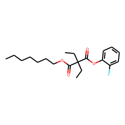 Diethylmalonic acid, 2-fluorophenyl heptyl ester